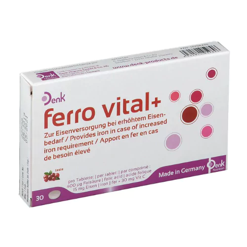 Denk Ferro Vital+ 30 Tablets