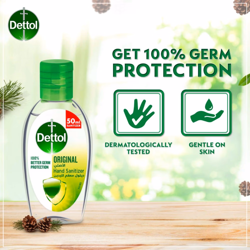 Dettol Original Hand Sanitizer 50ML 4