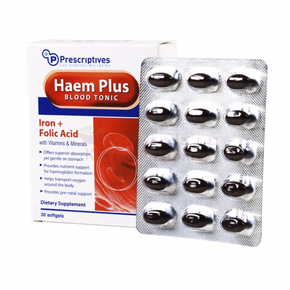 Prescriptives Haem Plus Softgels 30s 2