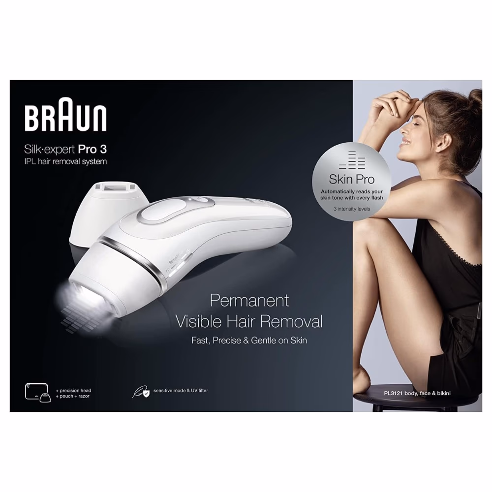 Braun Pro 3 White Silk Expert 1