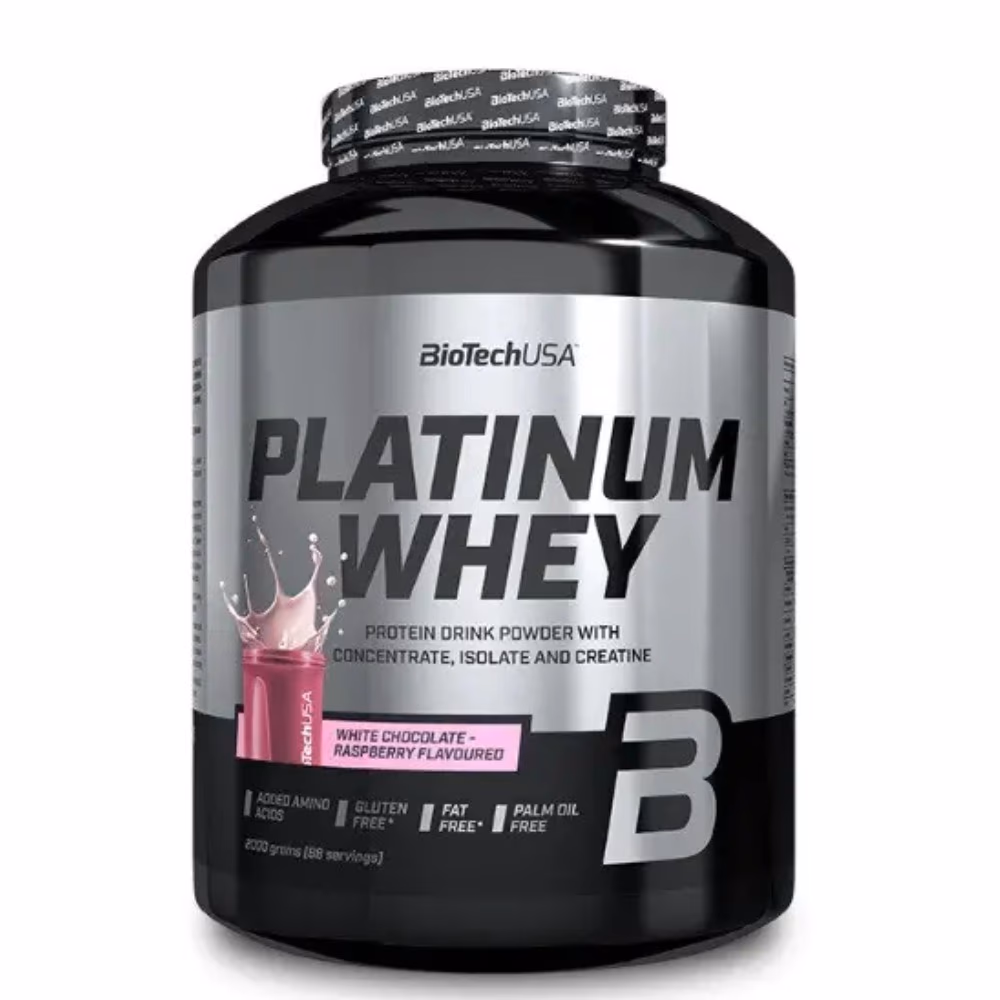 Biotech Platinum Whey White Chocolate Raspberry 2000g 1