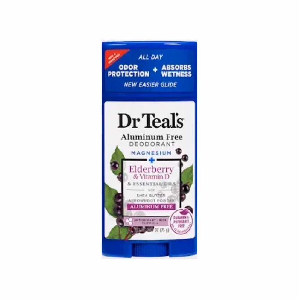Dr. Teal's Aluminum-Free Deo Elderberry & Vitamin D 75G