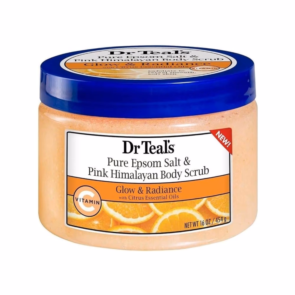 Dr. Teal's Epsom Salt Body Scrub Vitamin C 454gm 1