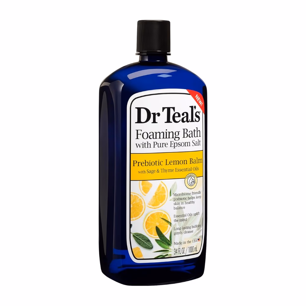 Dr Teal's Prebiotic Lemon Balm Foaming Bath 1000ml 1