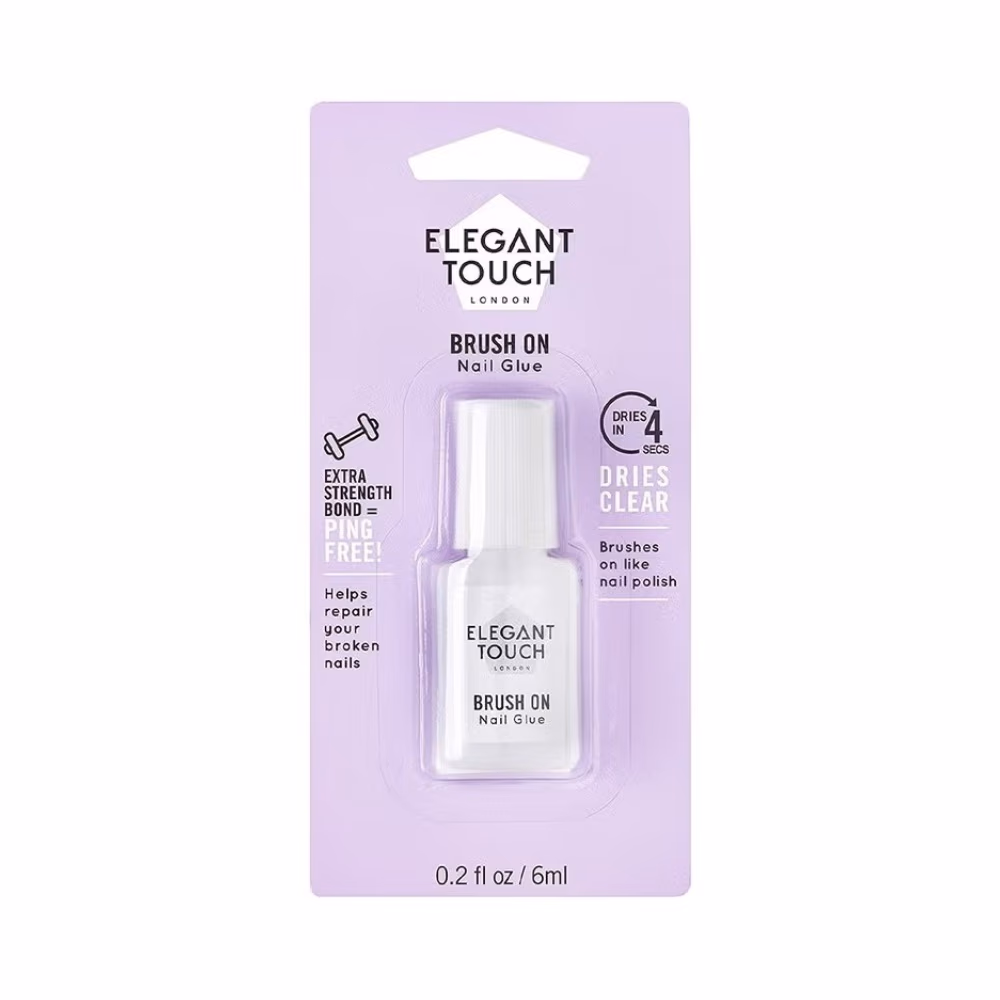Elegant Touch Brush On Nail Glue 6ml
