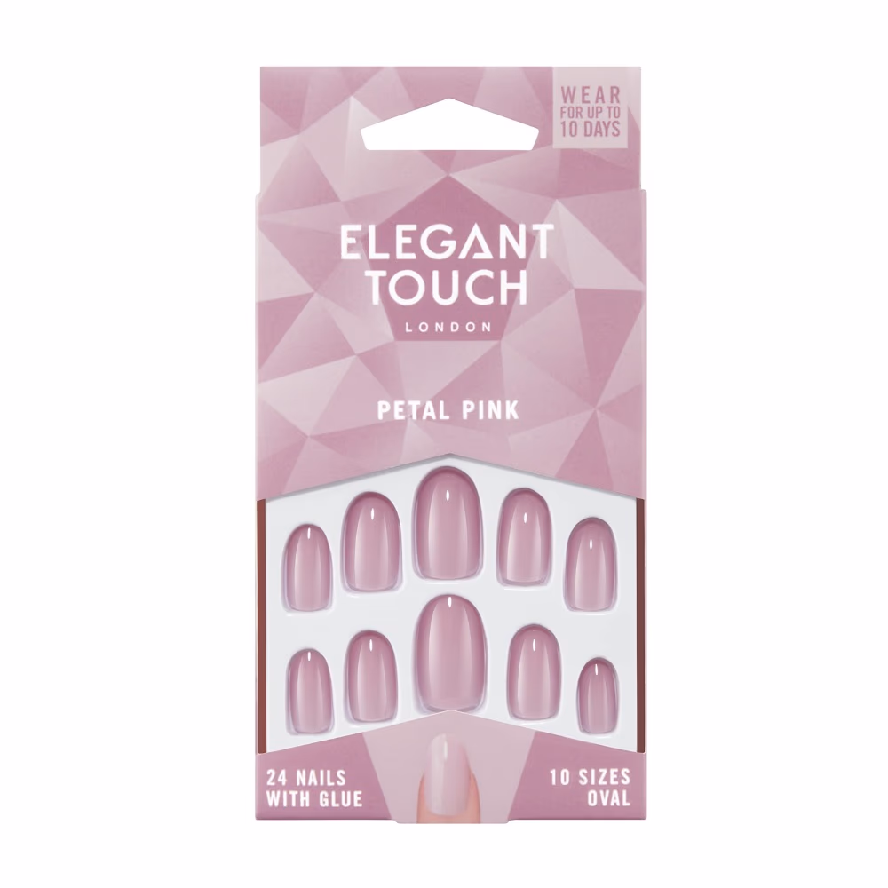 Elegant Touch Petal Pink Nails 1