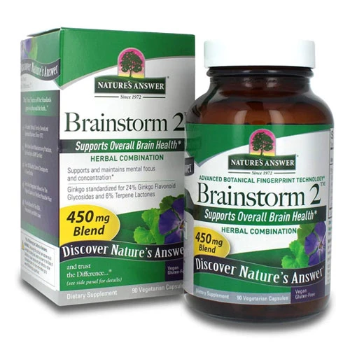 Natures Answer Brainstrom 2 450mg-90 Capsules 1