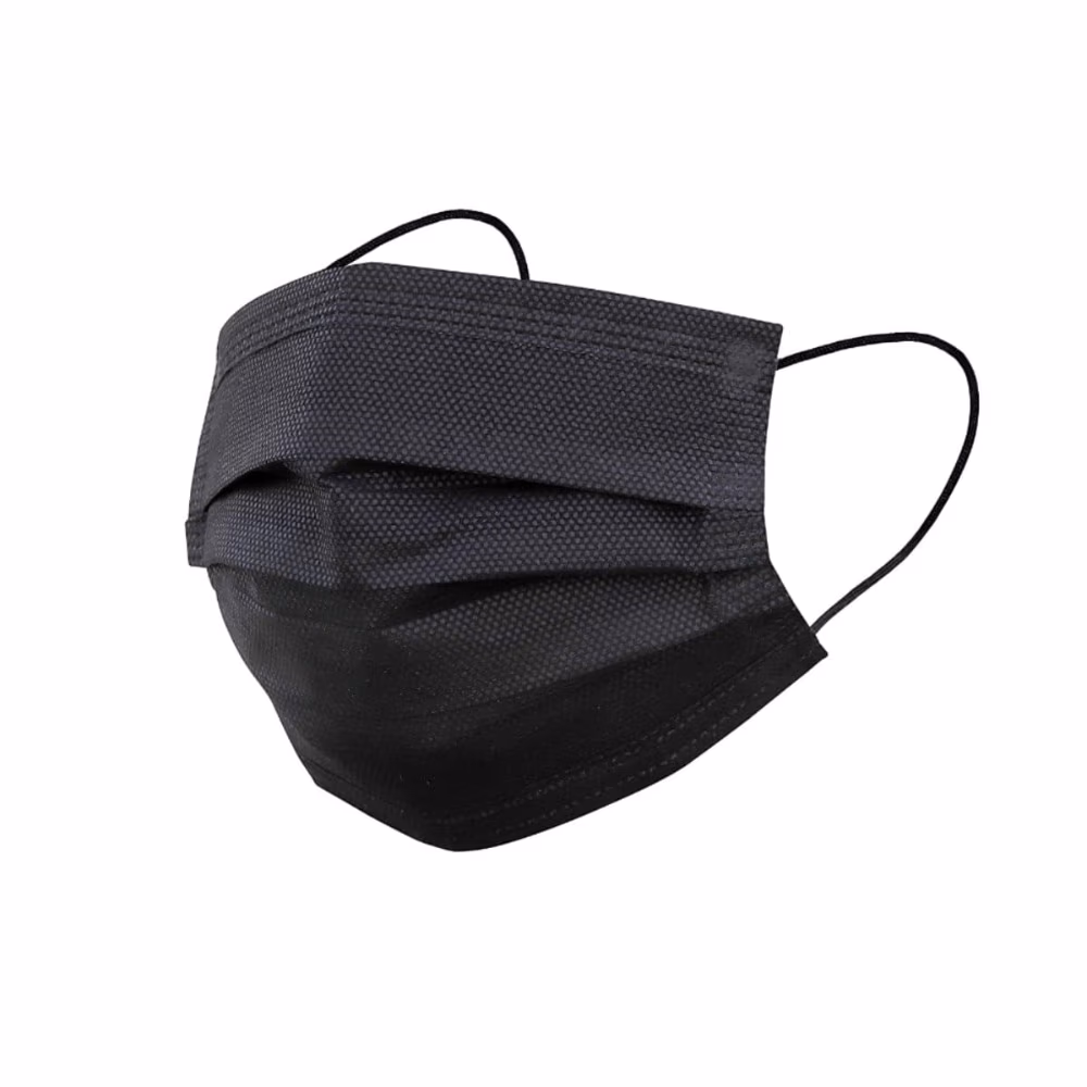 Z+AID MEDICAL FACE MASK BLACK 50S 2