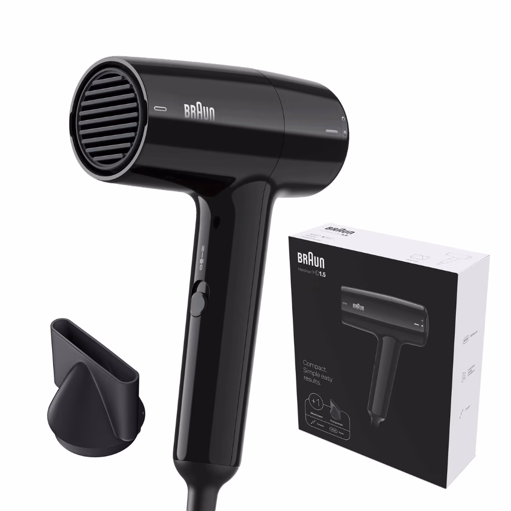 Braun Hair Dryer HD1.5 1800W Black BRHD150