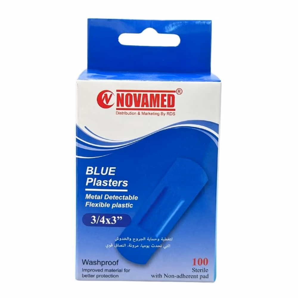Novamed Blue Plasters 100’s