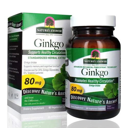 Natures Answer Ginkgo 80mg-60 Capsules 1