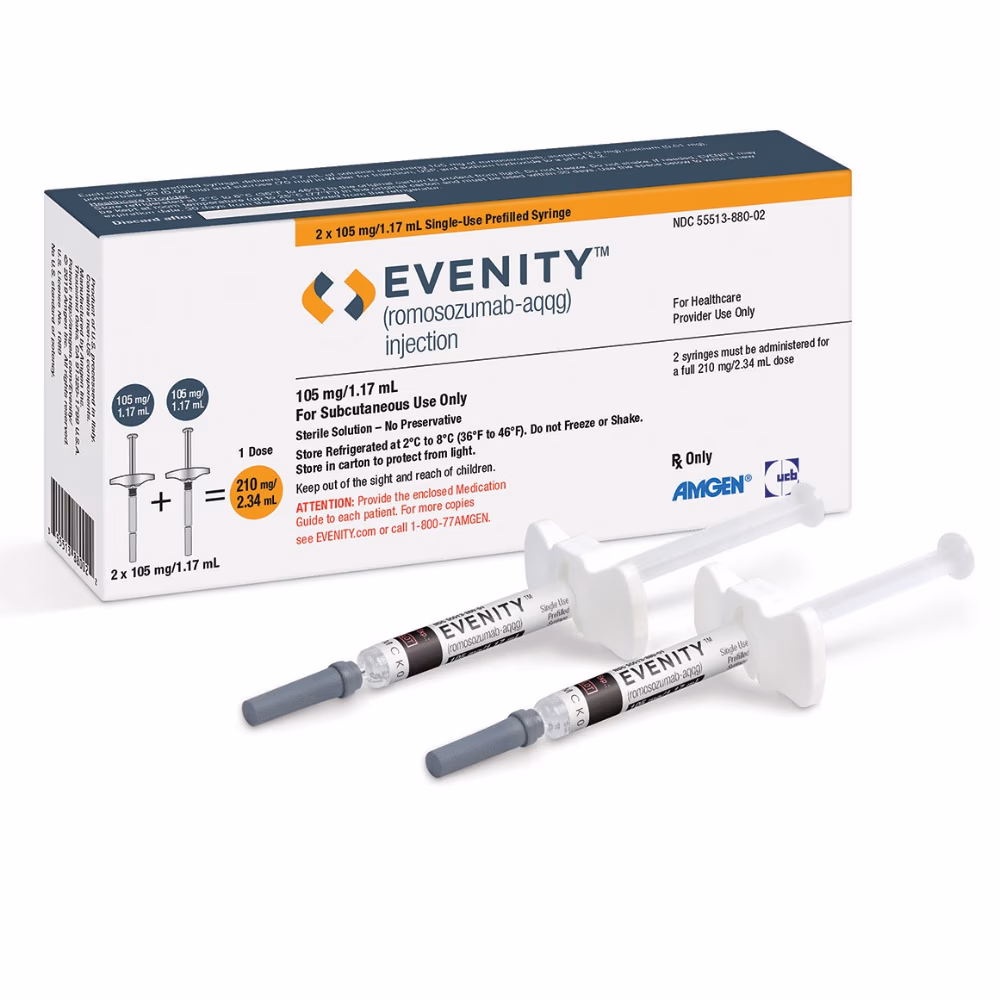 Evenity 105mg Pre-Filled Syringe 2s 1