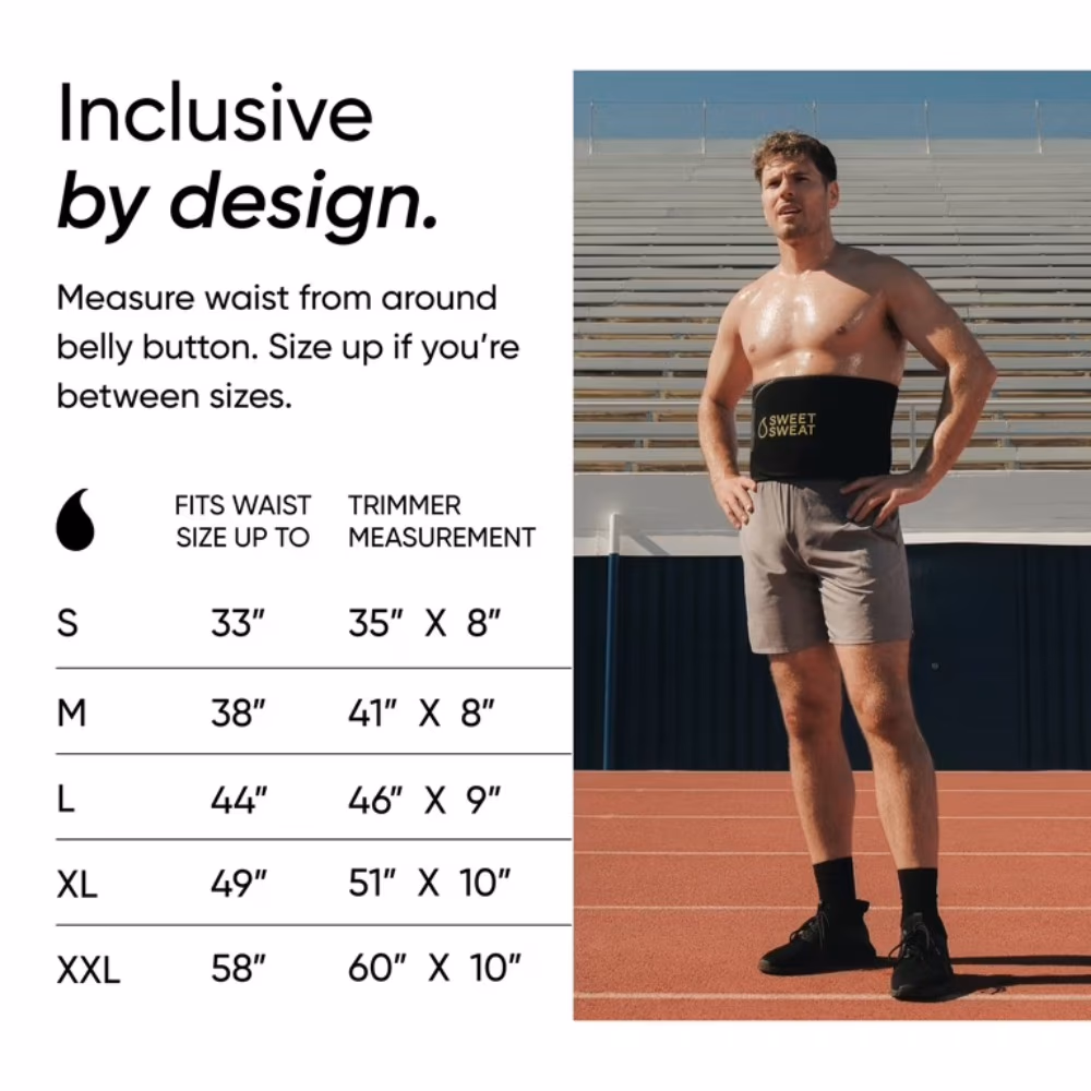 Sports Research Sweet Sweat Trimmer Belt-M 3