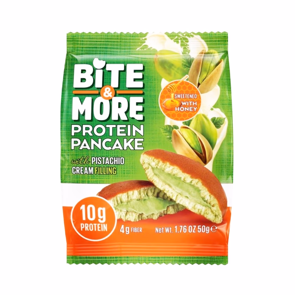 Bite and More Protein Pancake Pistachio 50g 1