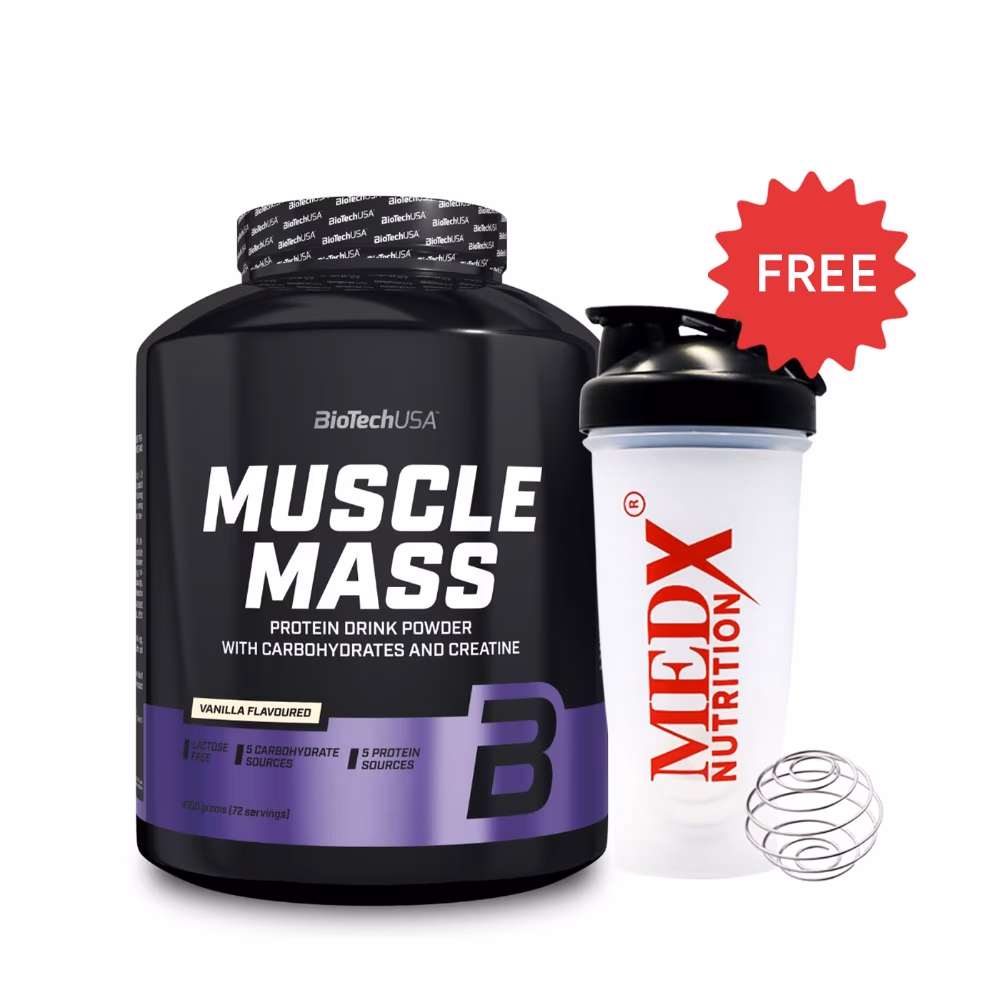 BioTechUSA Muscle Mass Vanilla - 4000g 1