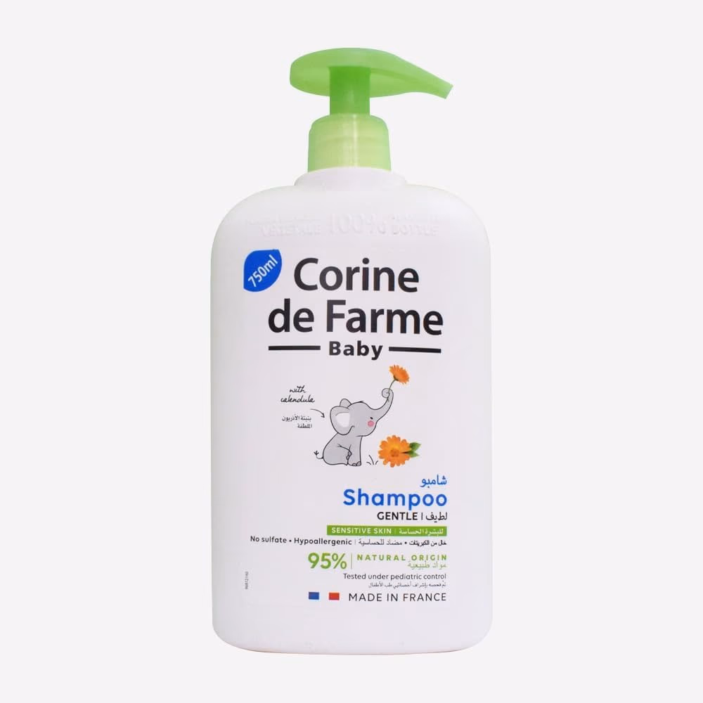 Corine De Farme Gentle Baby Shampoo Sulfate Free 750ml 1