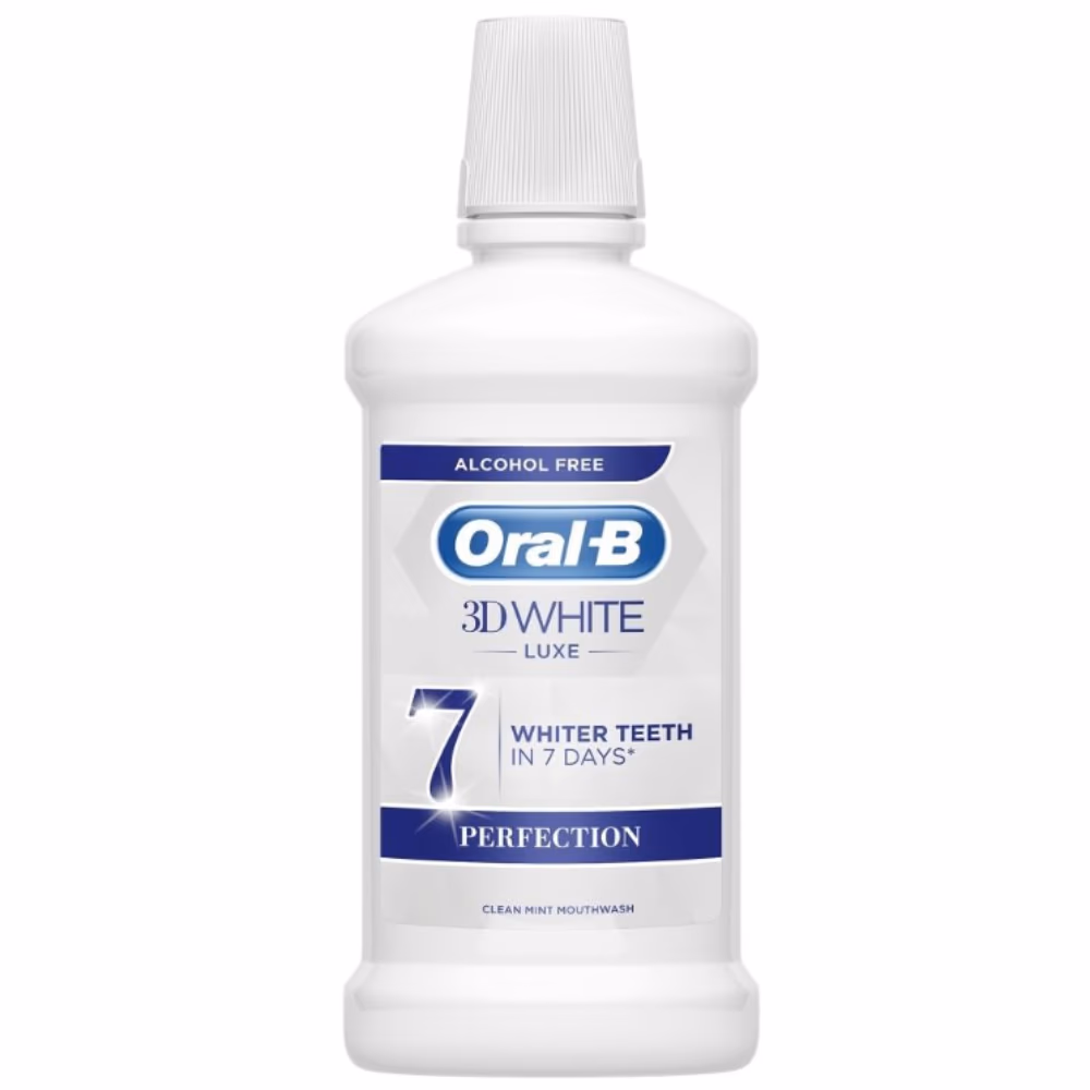 Oral-B 3D White Perfection Mint Mouthwash 500ml