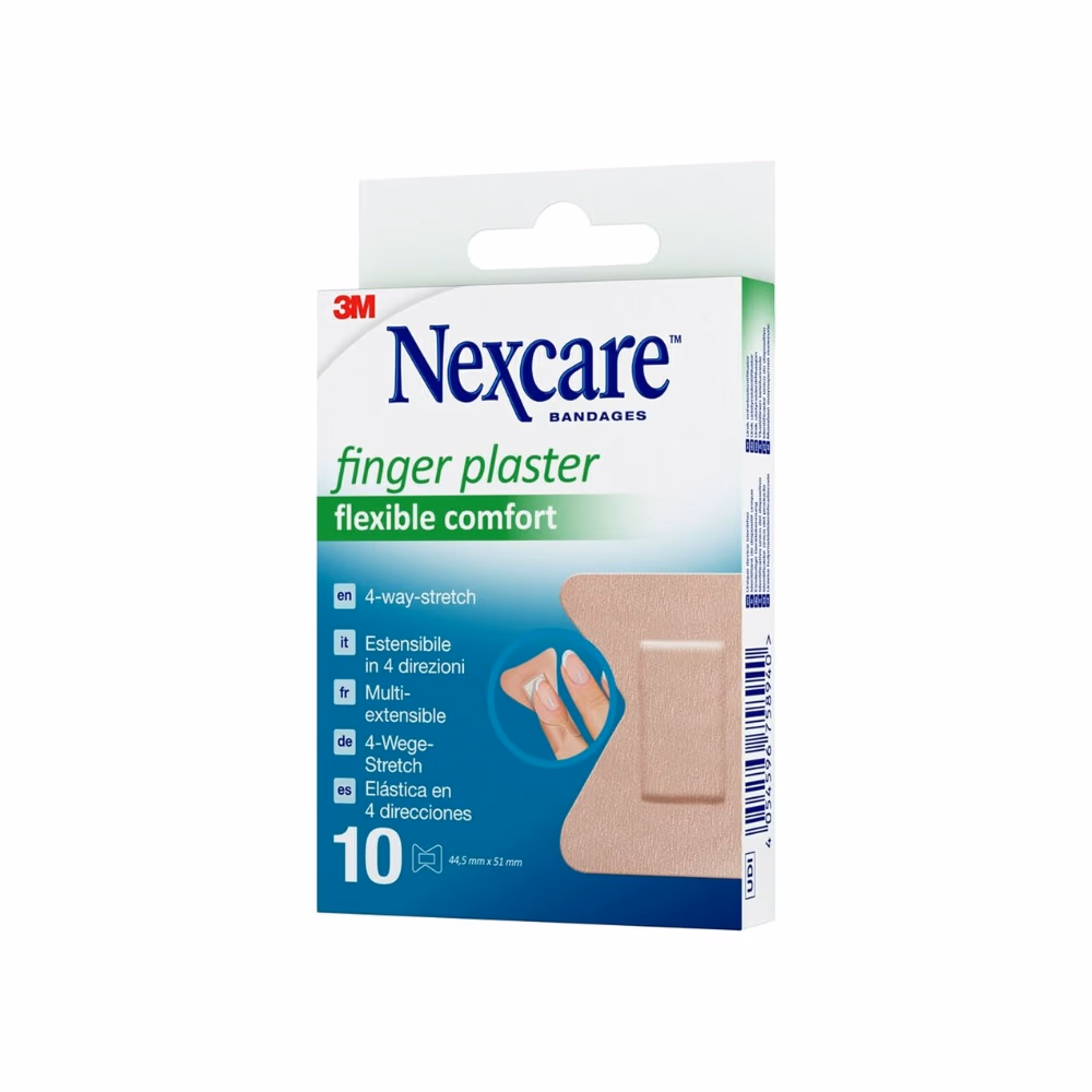 3M Nexcare Finger Plasters - One Size - 10 Plasters 3
