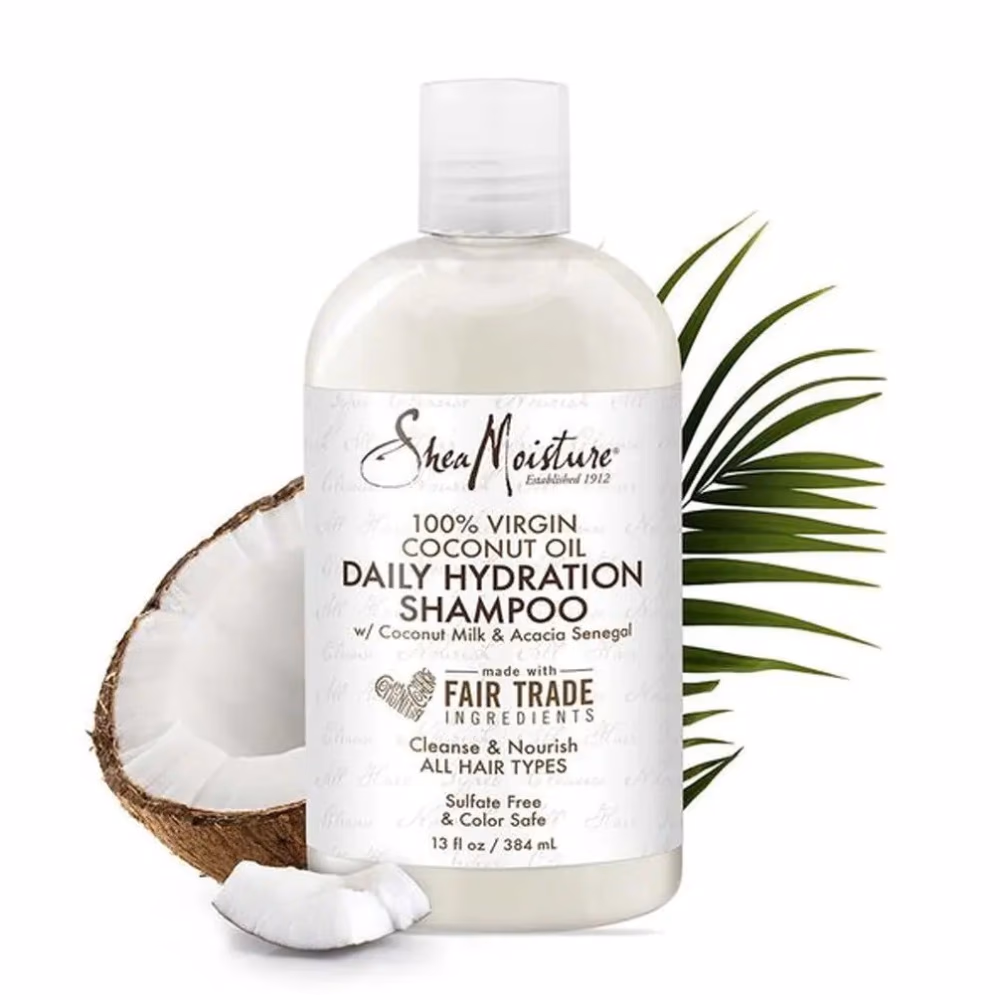 SheaMoisture 100% Virgin Coconut Oil Daily Hydration Shampoo (384ml) 3