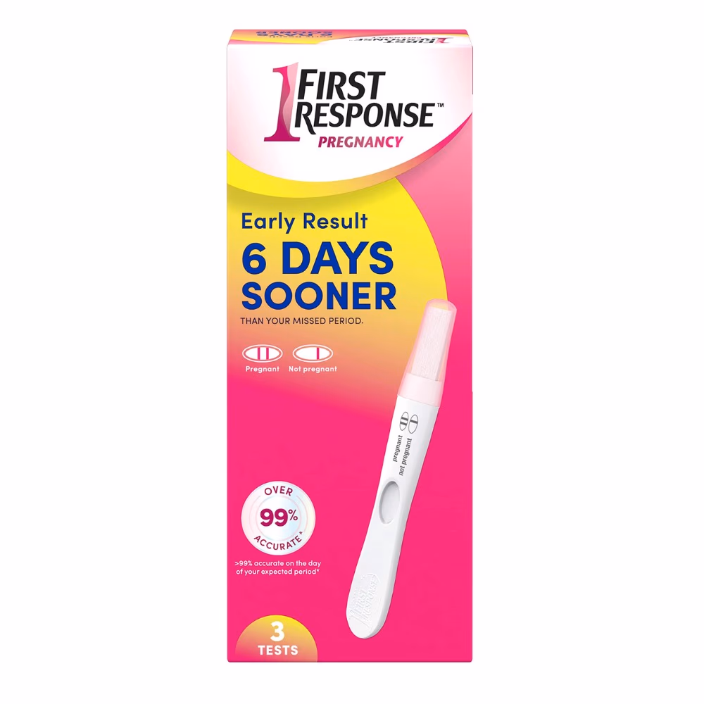 First Response Early Result Pregnancy Test 6 Days Early 3s Pack