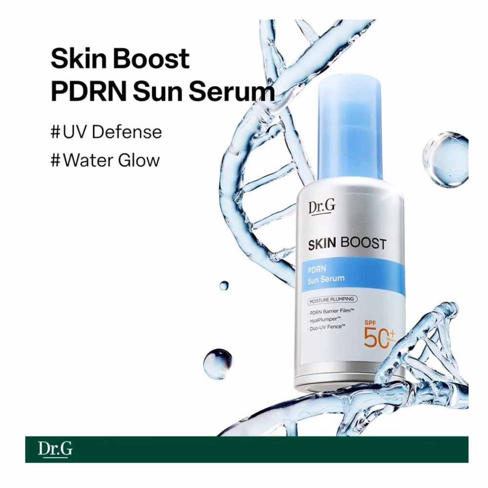 Dr.G Skin Boost PDRN Sun Serum 50ml – SPF50+ PA++++ | PDRN, Collagen & Hyaluronic Acid | 8-in-1 Environmental Protection 2