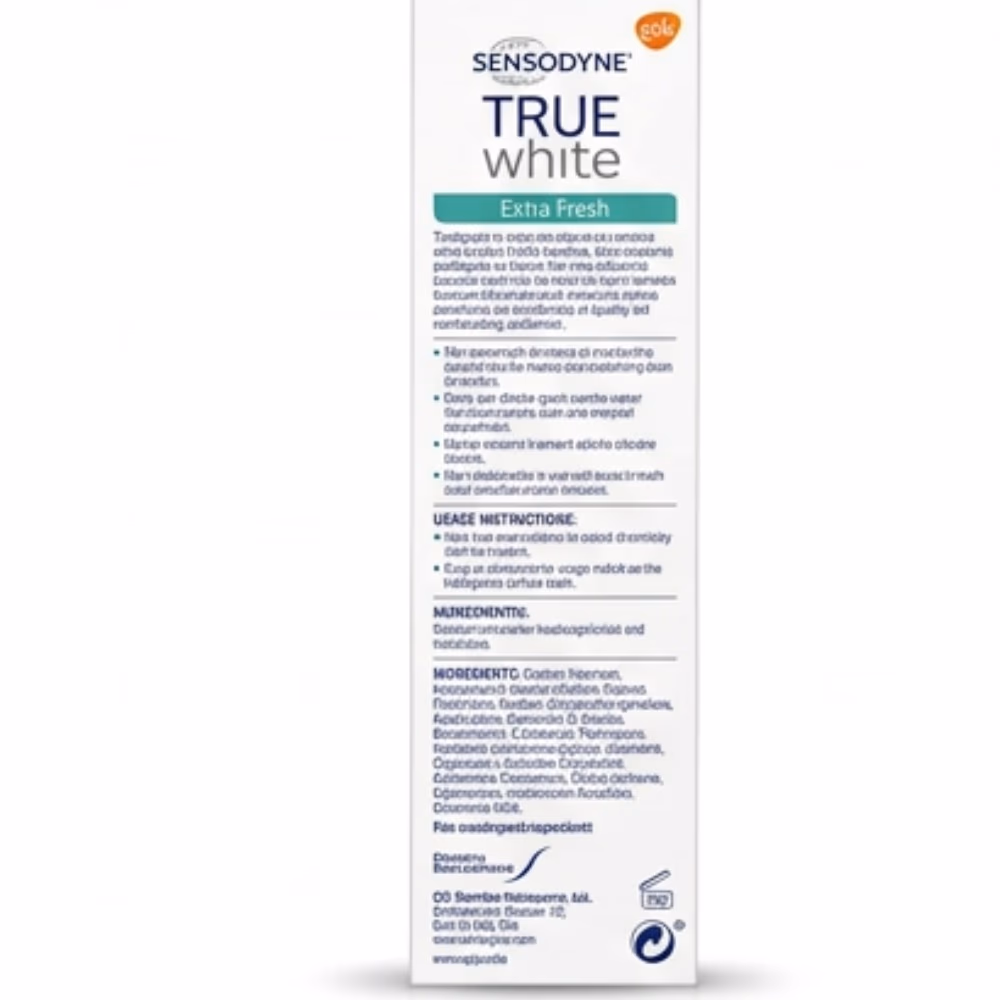 Sensodyne True White Extra Fresh Toothpaste 75ml 3