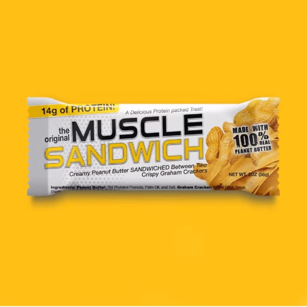 Muscle Sandwich Peanut Butter Bar (56g) 1