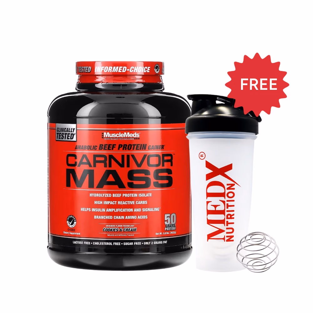 MuscleMeds Carnivor Mass Cookies & Cream 5.8 lbs