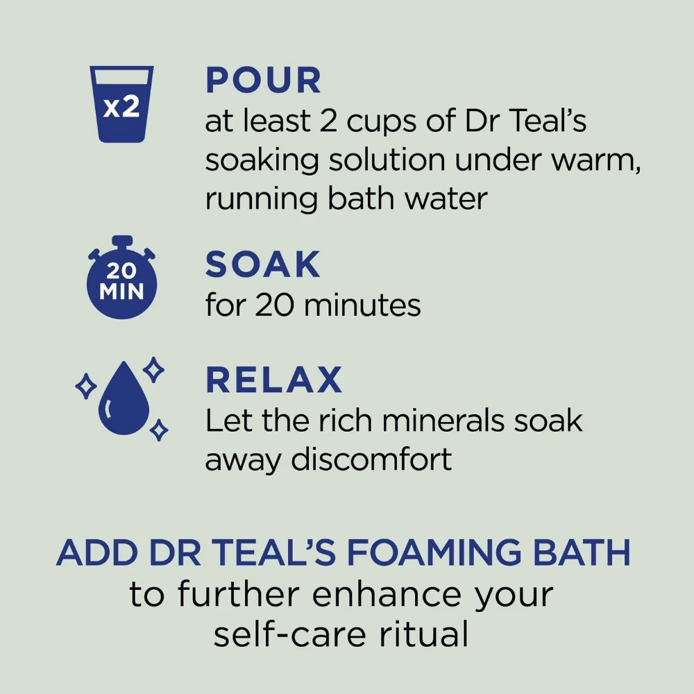 Dr Teals Epsom Salt Eucalyptus Spearmint 1.36kg 3