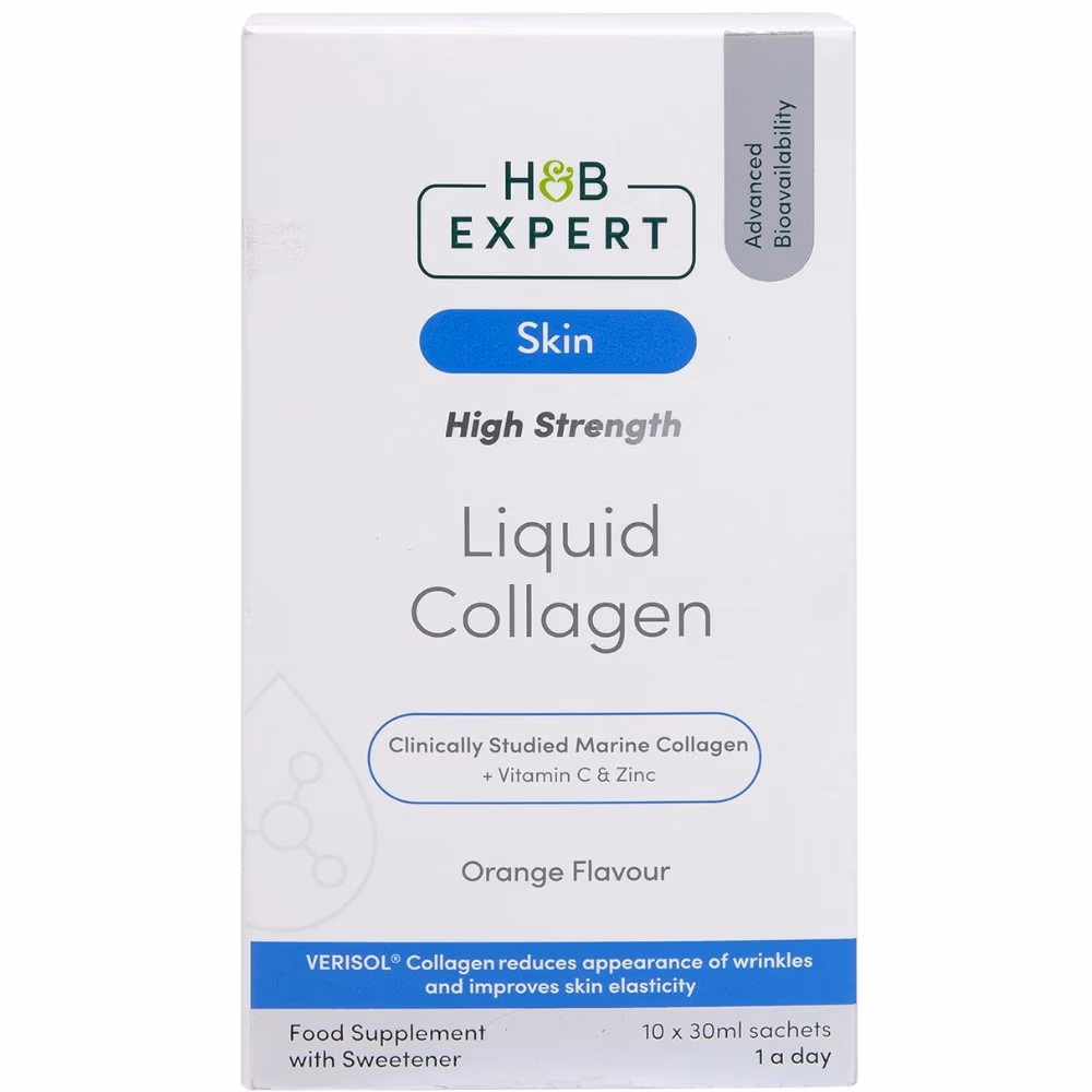 H&B Expert Marine Collagen Orange Liquid -10 Sachets