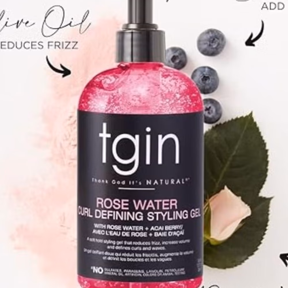 TGIN Rose Water Curl Defining Styling Gel 384ml 3