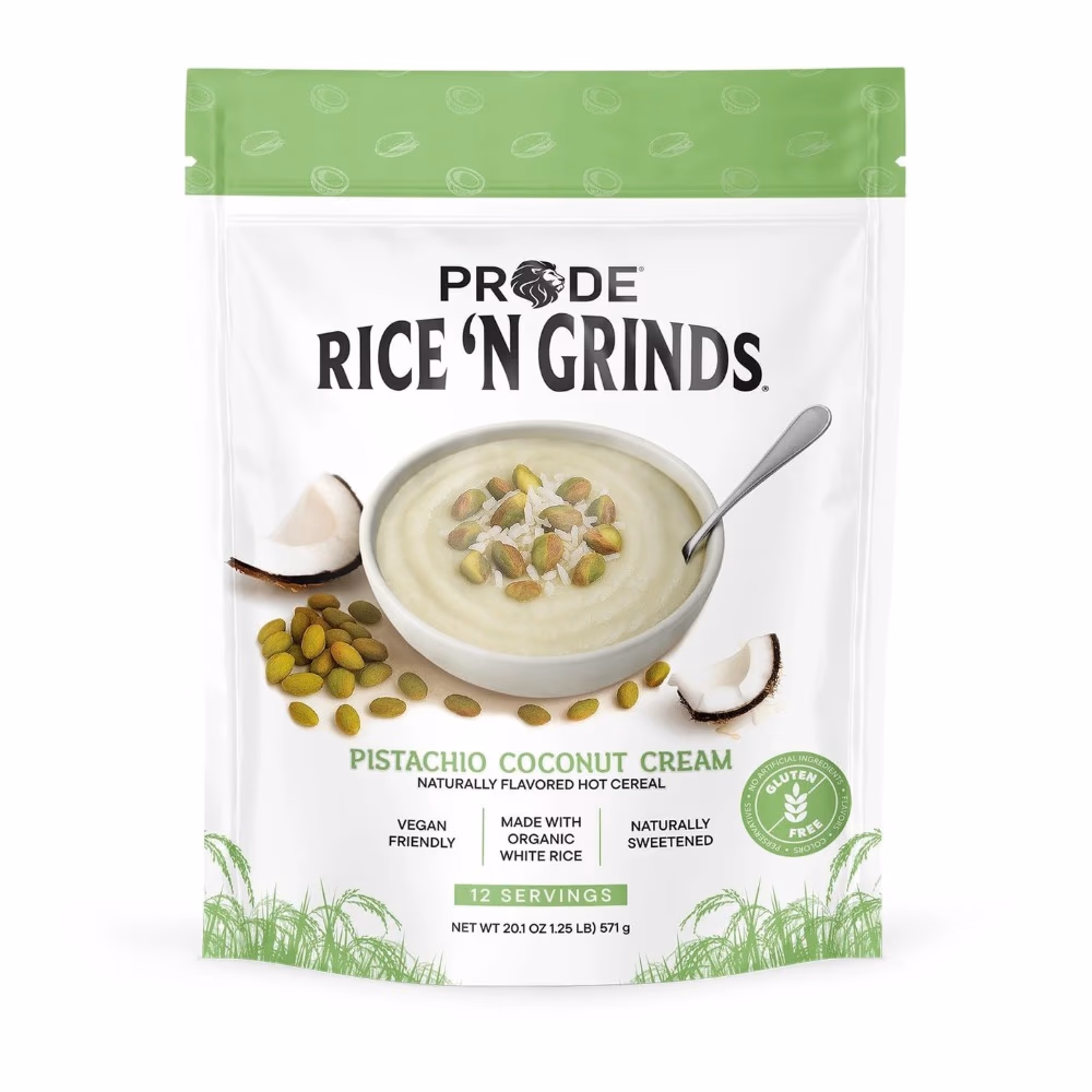 Prode Rice 'N Grinds Pistachio Coconut Cream Hot Cereal, 571g (12 Servings)