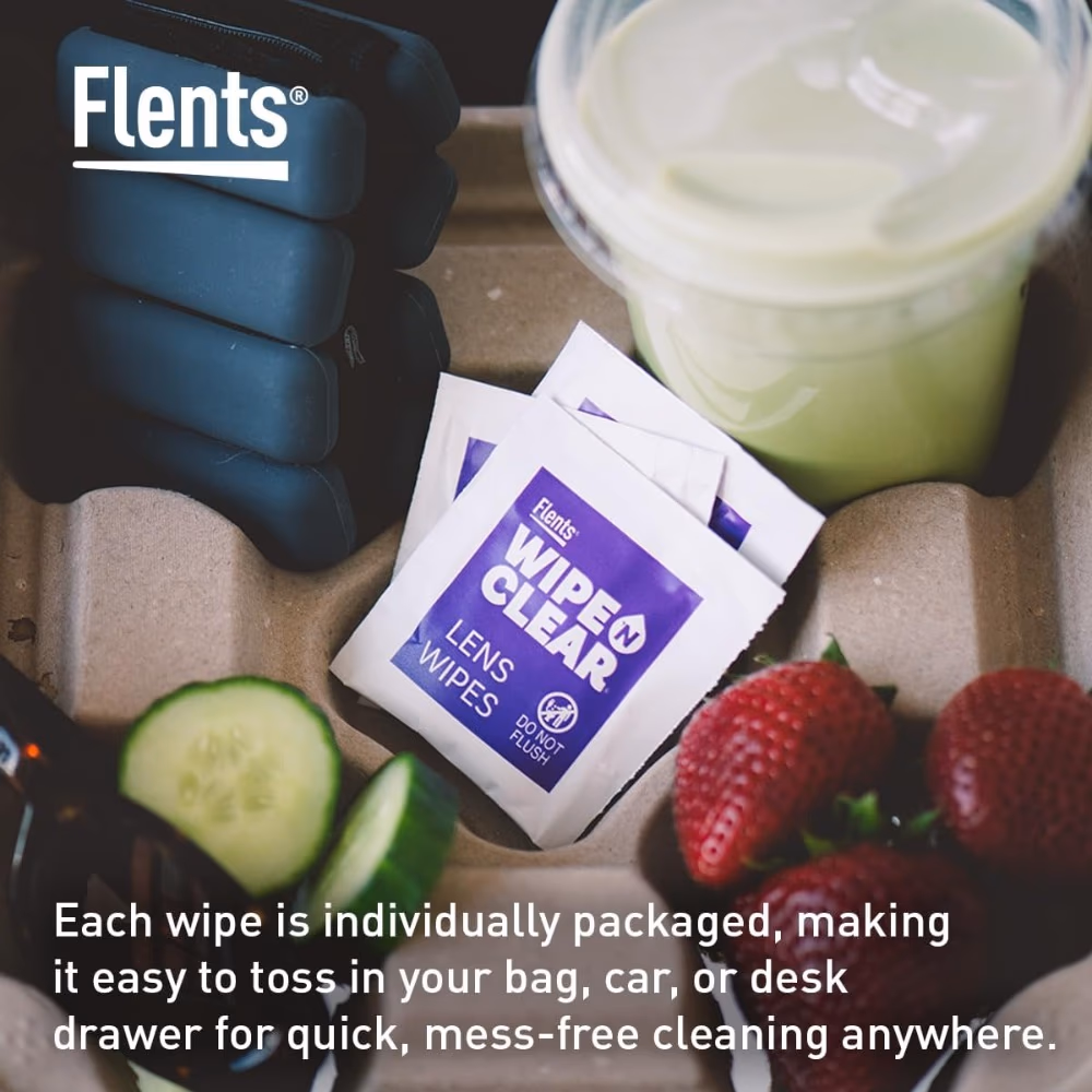 Flents Wipe 'n Clear Lens Cleaning Wipes (25 Pieces) 5
