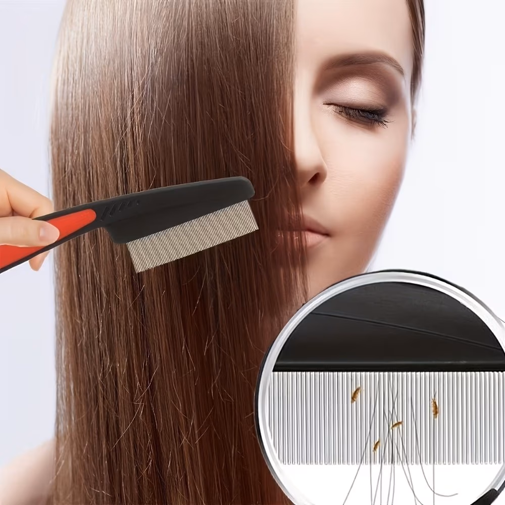 EzyCare Short Metallic Lice Comb – Model 18330 2