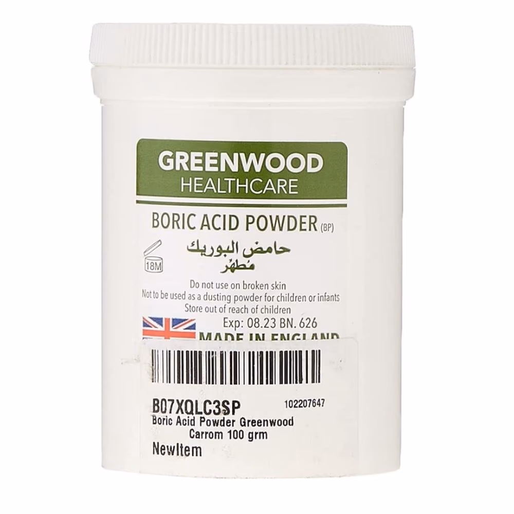 Greenwood Boric Acid Powder 100gm 1