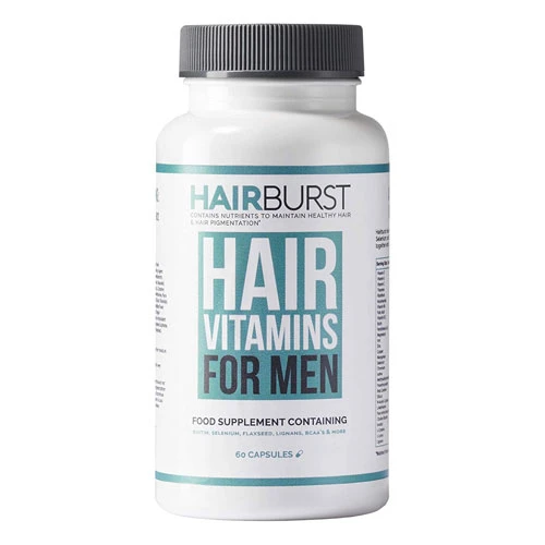 HairBurst Hair Vitamins for Men | Hair Growth & Strength Support | 60 Capsules