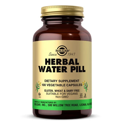 Solgar Herbal Water Pill 100 Veg Caps 1