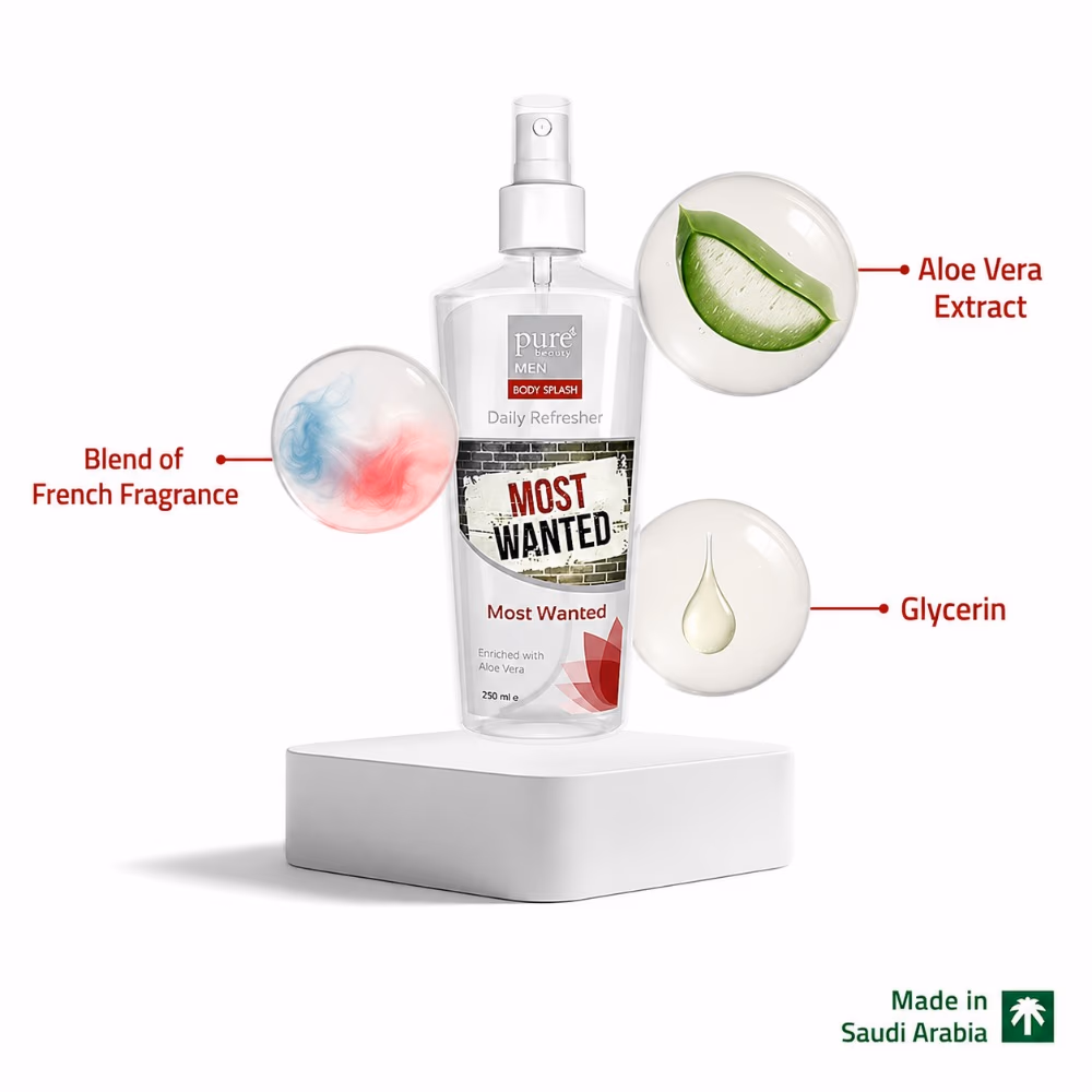 Pure Beauty Body Splash Most Wanted for Men 250ml 2