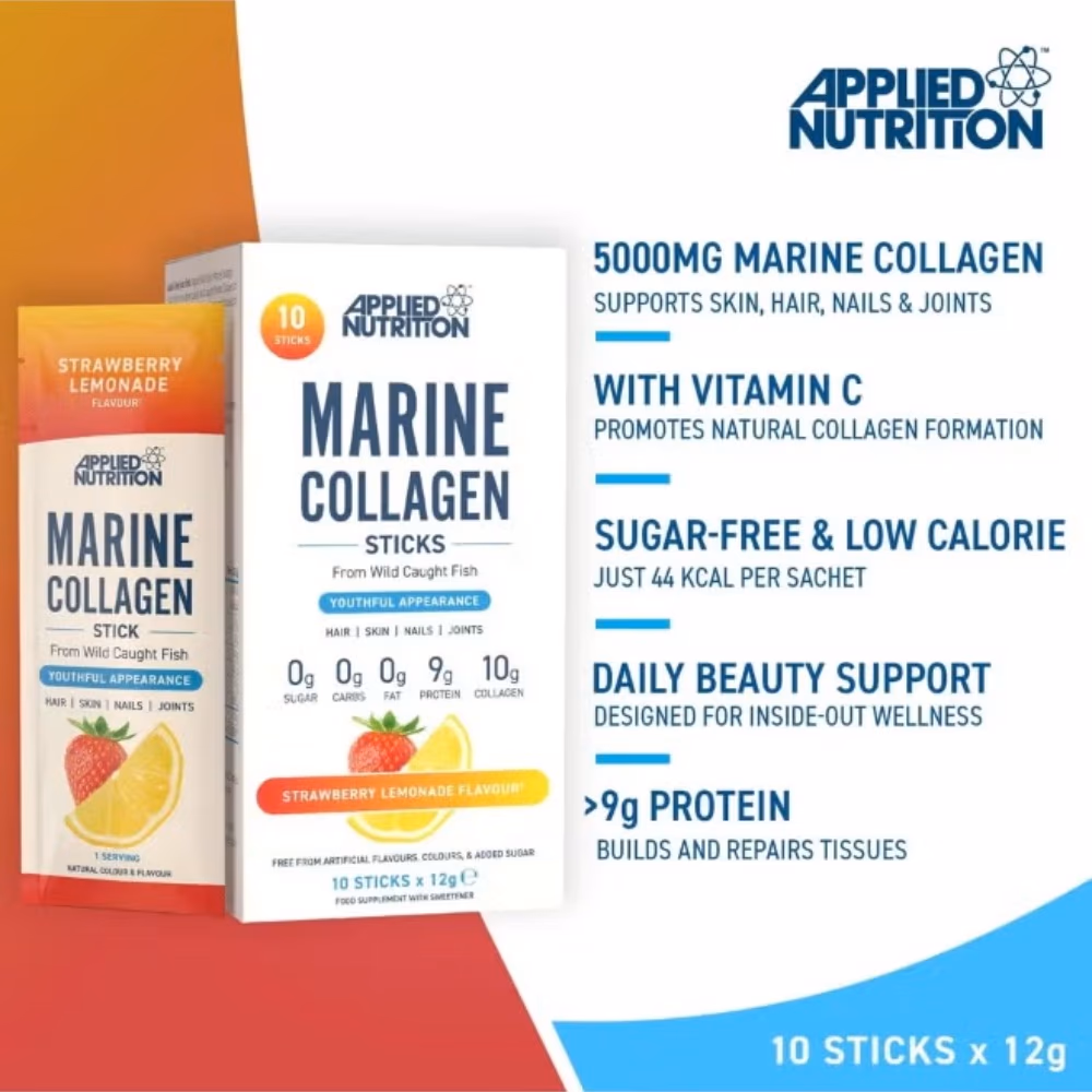 Applied nutrition Marine Collagen Sticks Strawberry Lemonade 10S 3