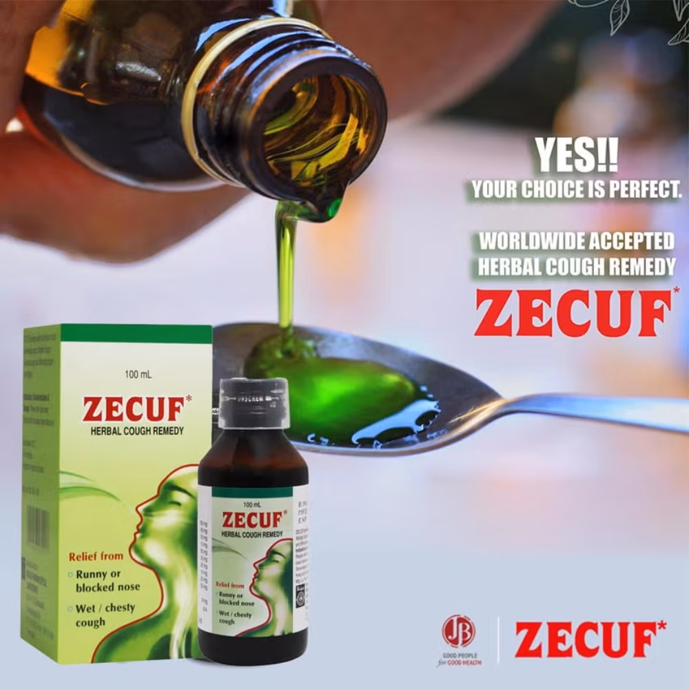 Zecuf Herbal Cough Syrup 100ml 3