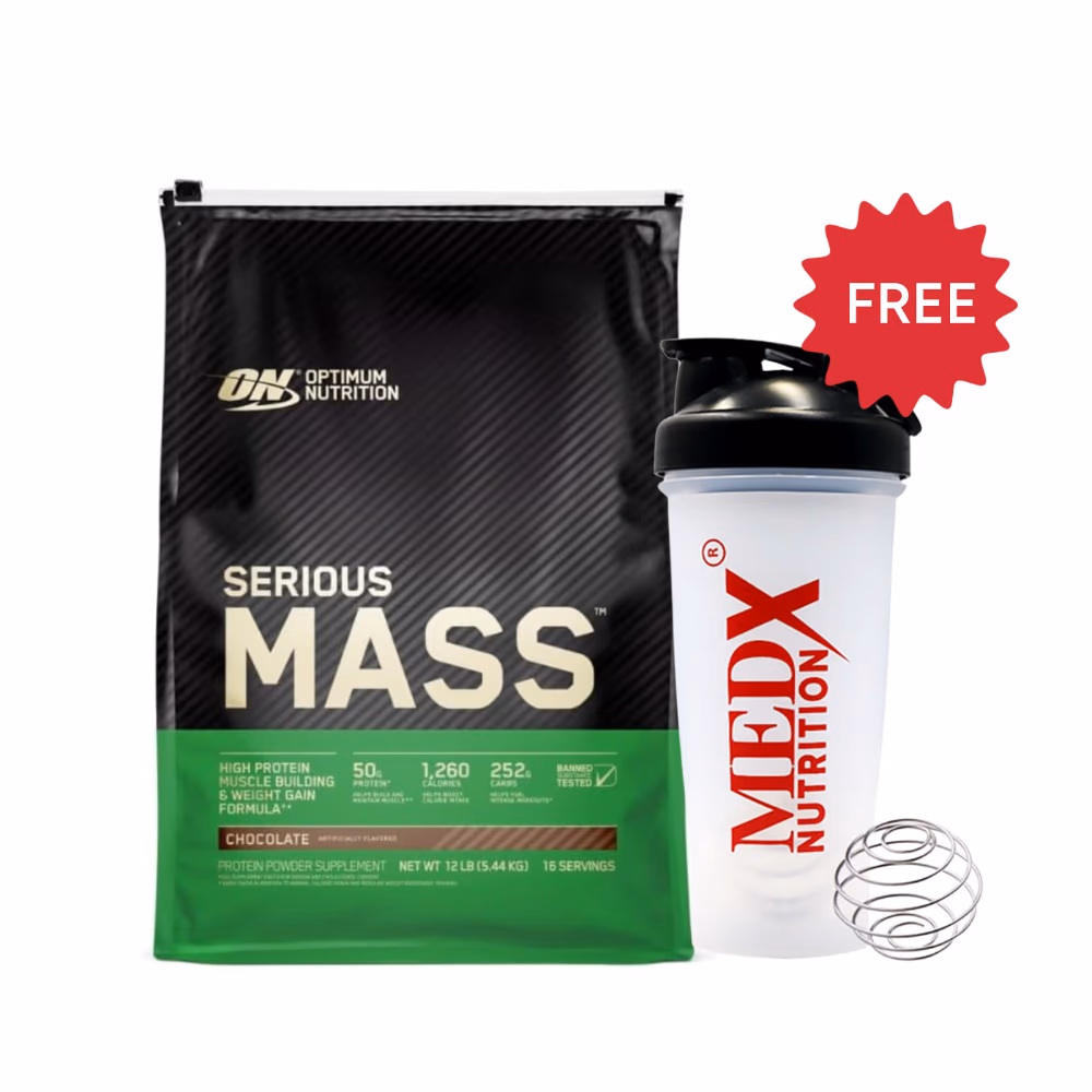 Optimum Nutrition Serious Mass Chocolate 12Lb 1