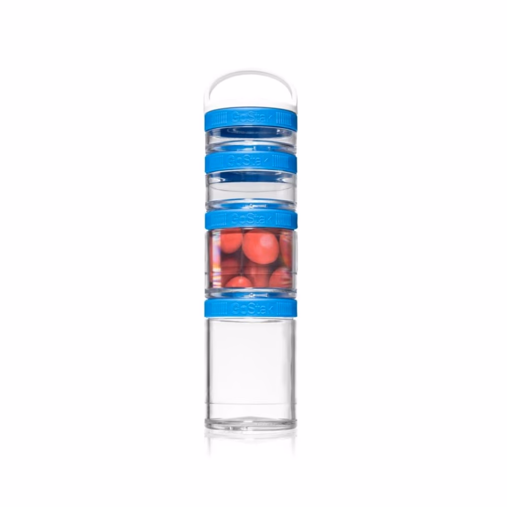 Blender Bottle GoStak Starter 4Pak - Teal Color 3