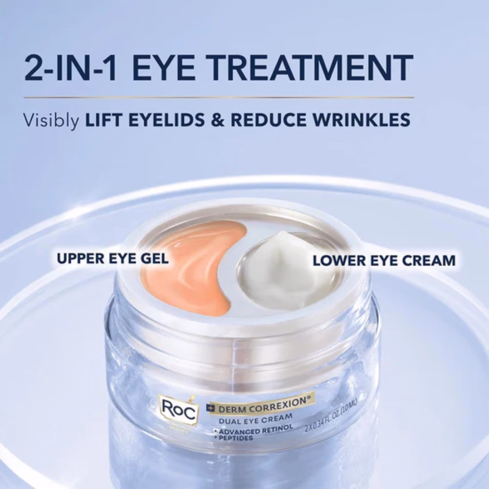 RoC Derm Correxion Dual Eye Cream Retinol 2x10ml 3
