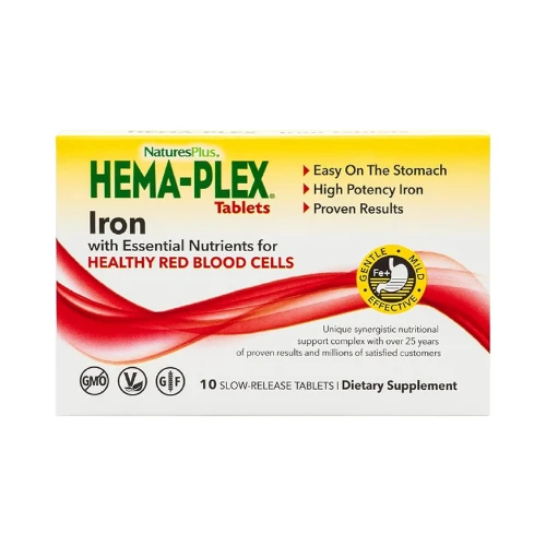 Natures Plus  Hema-plex Iron Tablet 10s 1