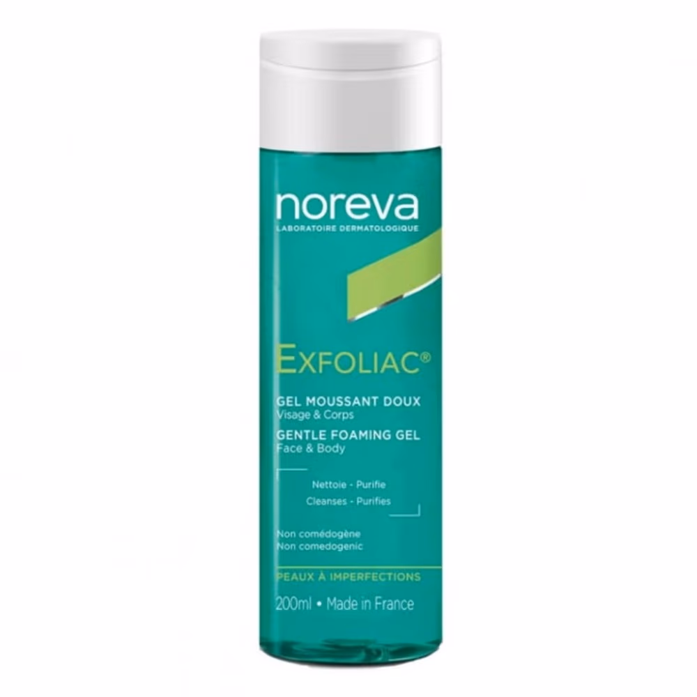 Noreva Exfoliac Gentle Foaming Gel 200ml 1