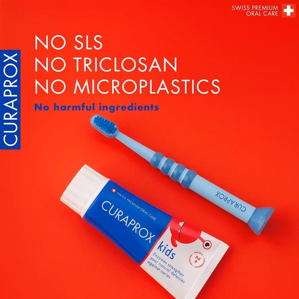 Curaprox Kids Toothpaste Strawberry 60ml Ages 2+ 2