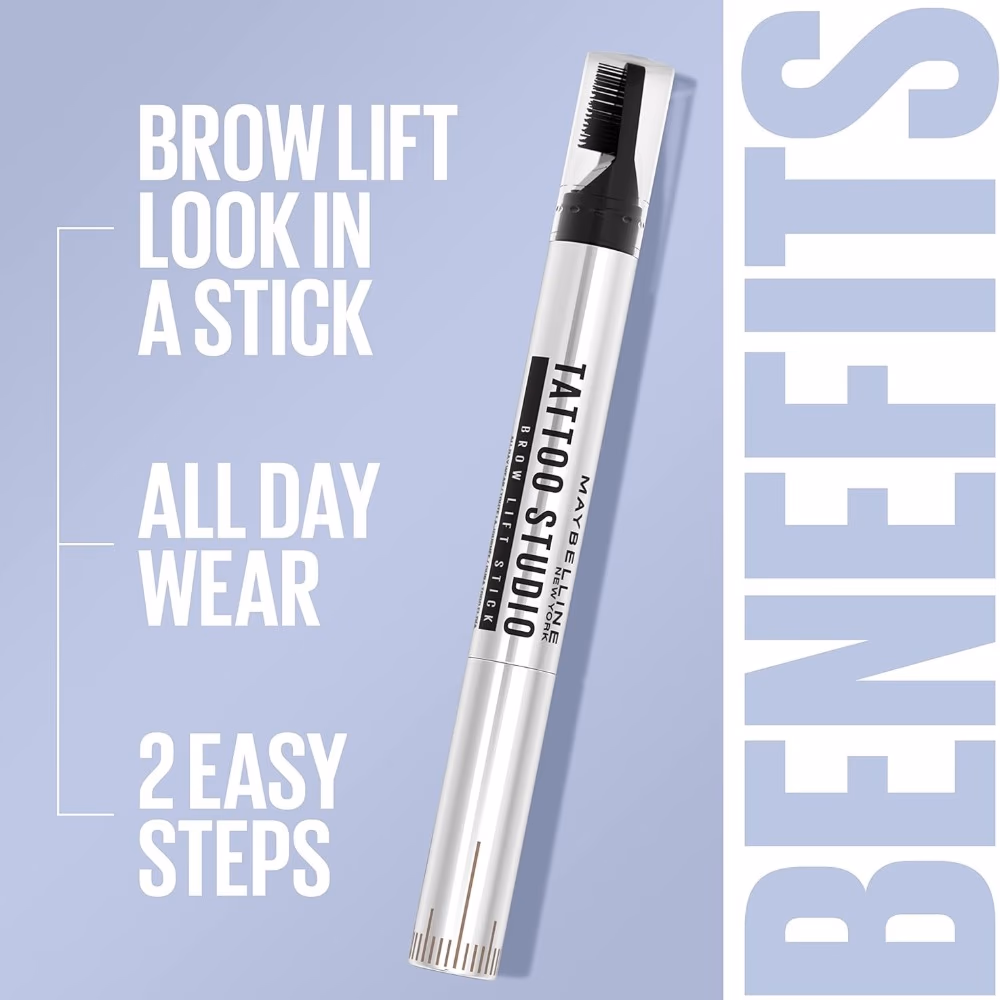 Maybelline Tattoo Studio EyeBrow Lift Stick Deep Brown 4