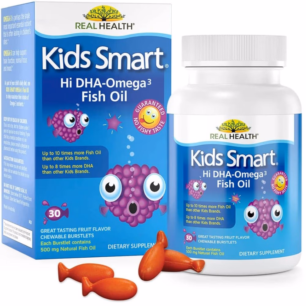Kids Smart Hi DHA Omega Chew Burstlets -30 Chewables 1