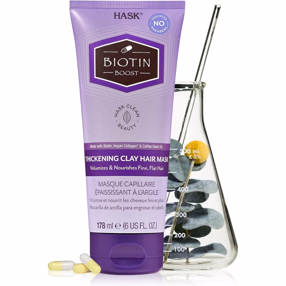 Hask Biotin Boost Thickening Clay Hair Mask 178ml
