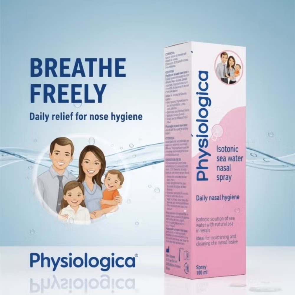 Physiologica Isotonic Sea Water Nasal Spray 100Ml 2
